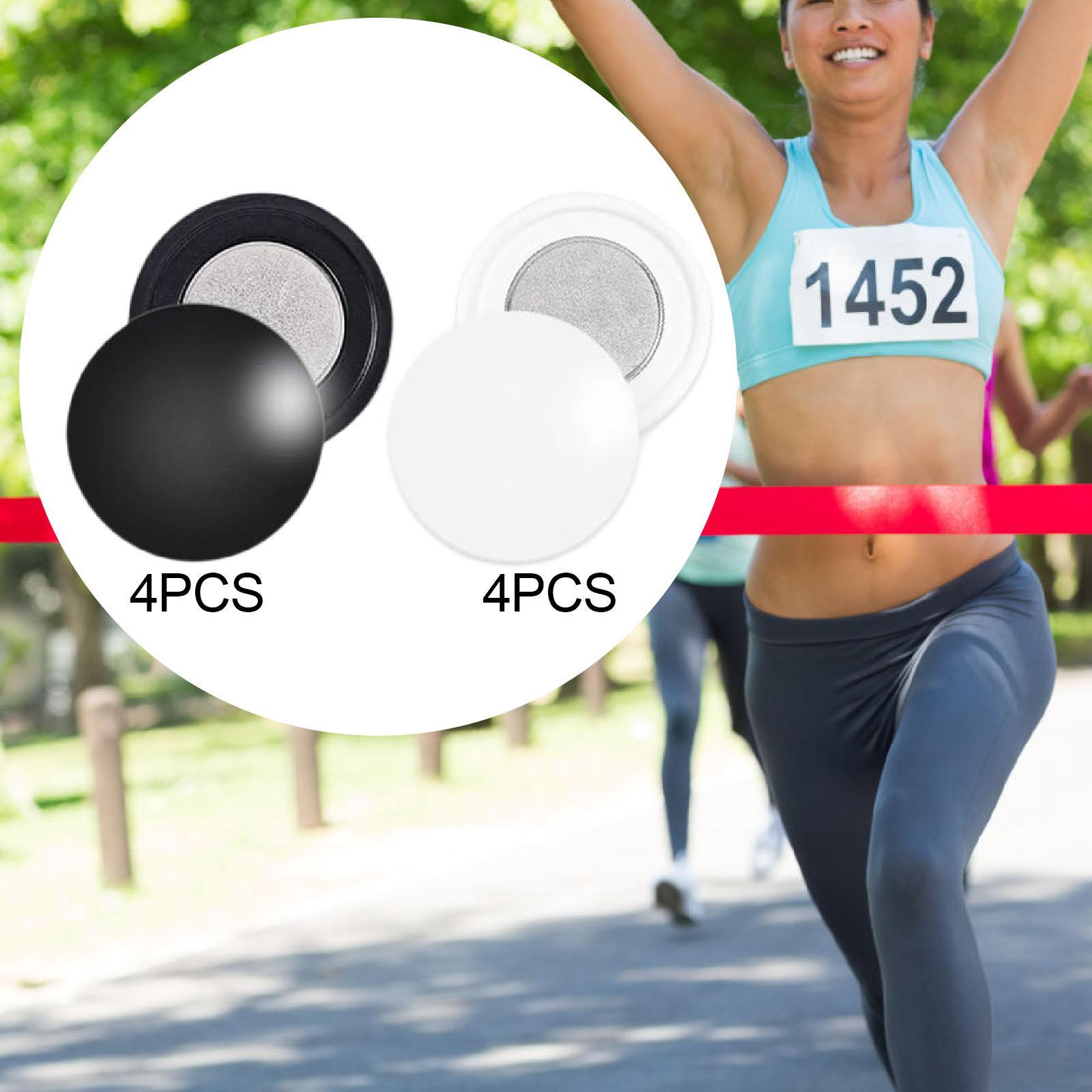 Running Gear Competition - 4 paar magnetische race-slabclips herbruikbare hardloopuitrusting