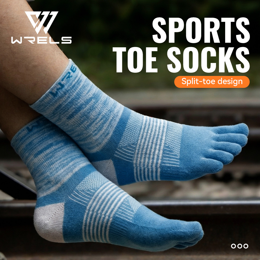 Anti Blister Sock - WRELS 1/2/3 paar vijfvingersokken atletisch hardlopen