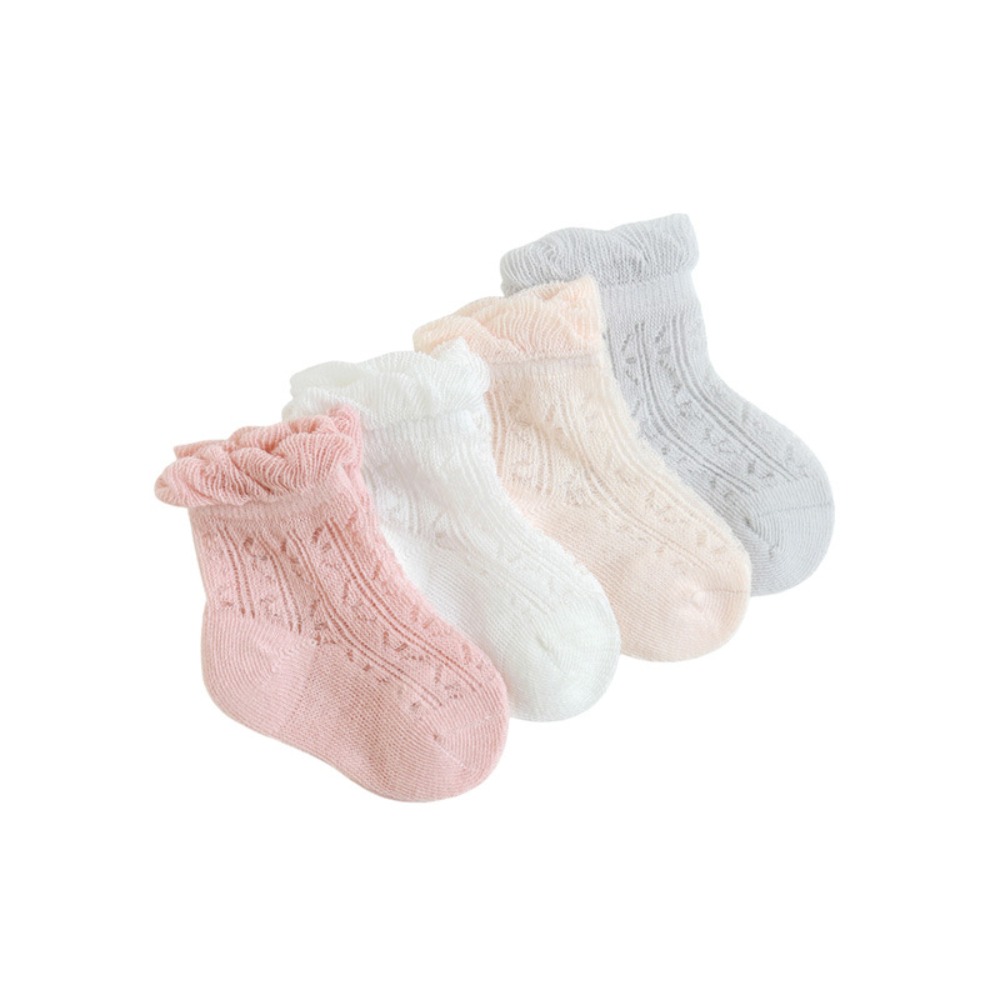 Anti Blister Sock - 4 paar zoete katoenen baby sokjes