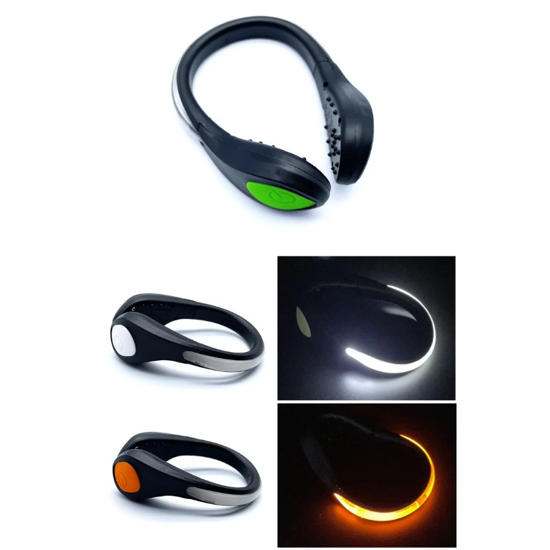 New Gear Running - Nieuwe Lichtgevende Schoenclip LED Veiligheidswaarschuwingslamp voor