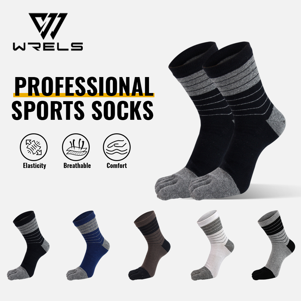 Anti Blister Sock - WRELS 1/2/3 Paar Teensokken Katoen Vochtafvoerend