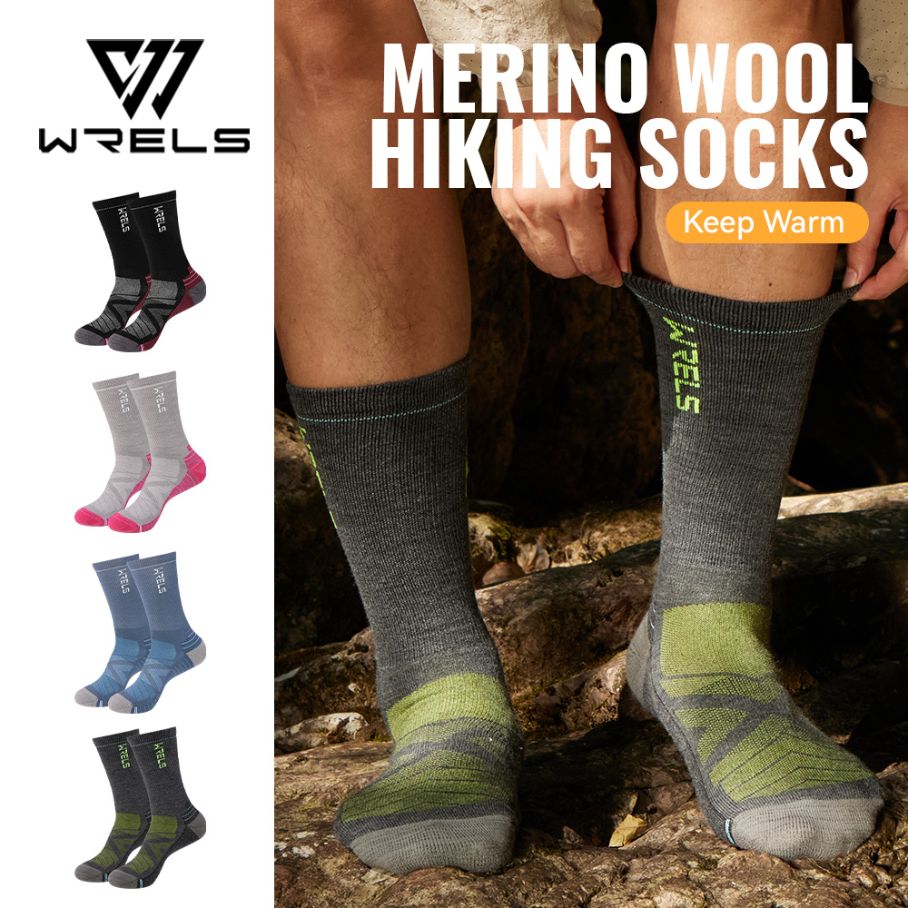 Anti Blister Sock - WRELS 1/2/3 Merinowollen Sokken Thermische Warme