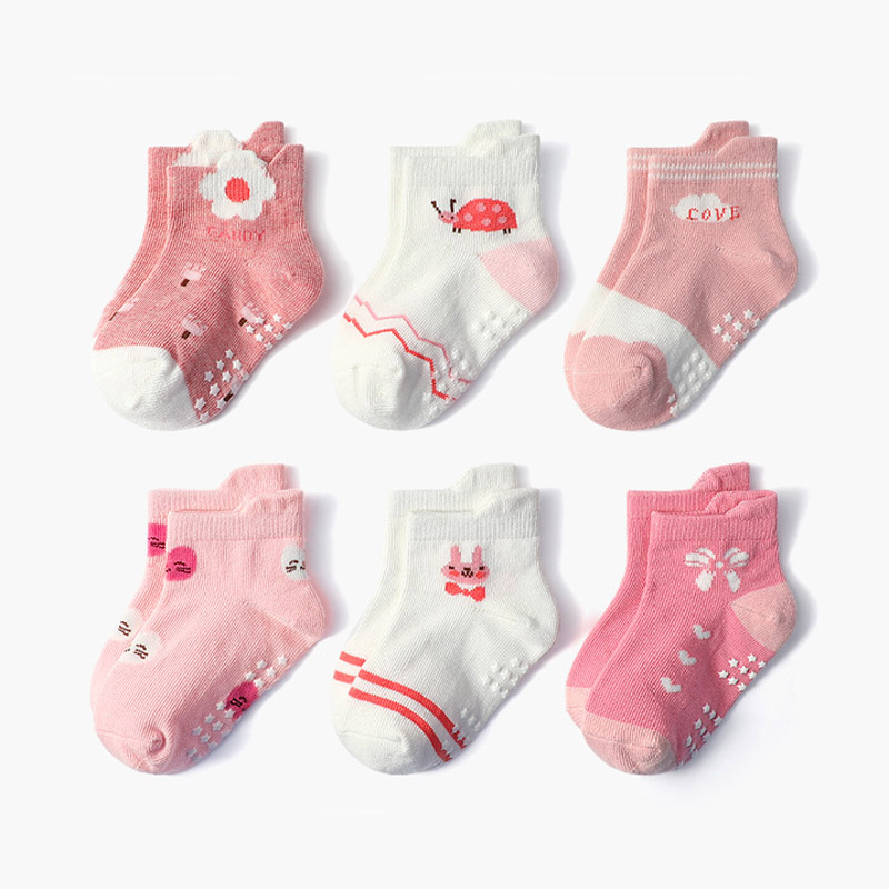 6 paar meisjessokken met carto - Anti Blister Sock recensie en prijs