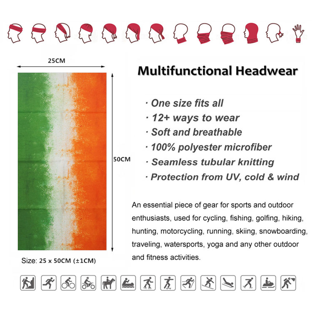 Ierland Vlag Geprint Gezichtsm - Running Gear Youtube recensie en prijs