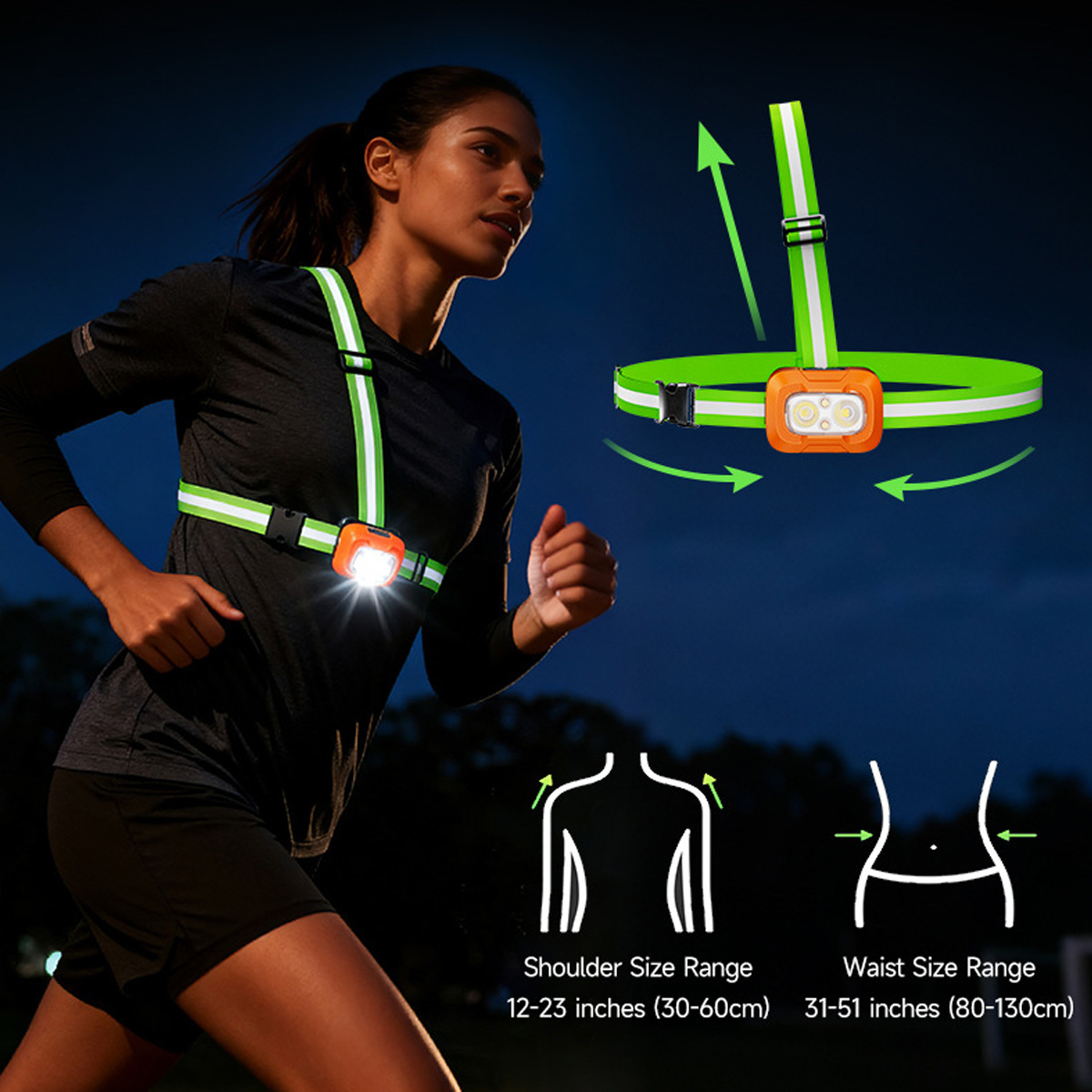 Looplicht USB Oplaadbaar Water - Running Gear Lights recensie en prijs