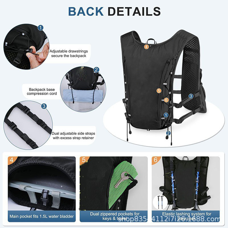 Hydratatievest, cross-country  - Running Gear Competition recensie en prijs