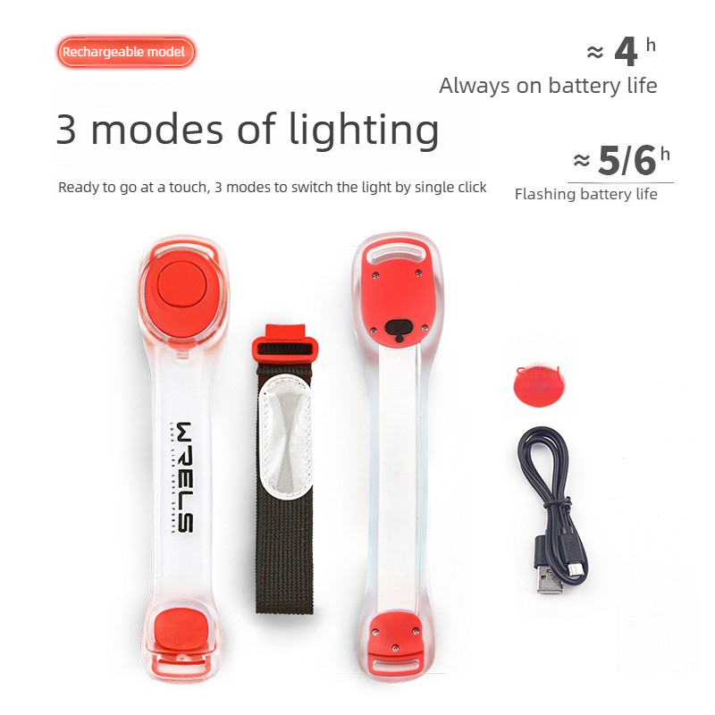 Oplaadbare LED-verlichte armba - New Gear Running recensie en prijs
